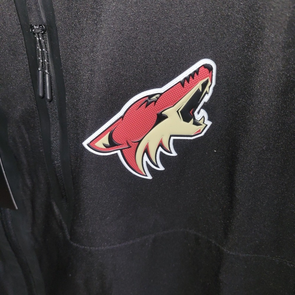 Arizona Coyotes NHL Black Zip Up Jacket Pro Fanatics -‎ Size 2xl - Picture 4 of 6